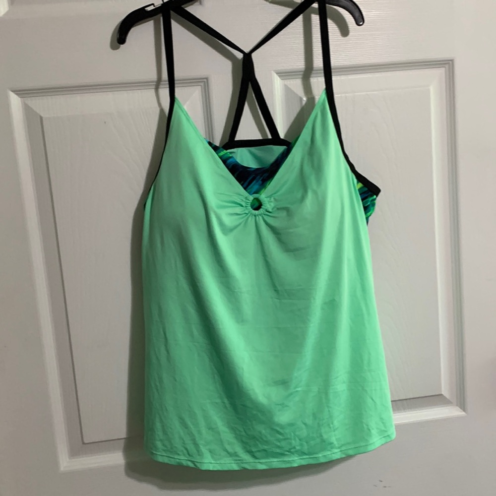 NWOT 2X Zero Posur swimwear top